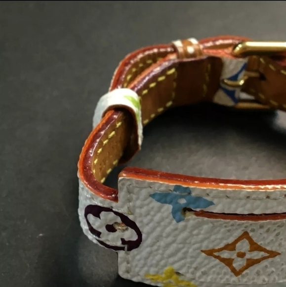 Louis Vuitton Monogram Multicolor Porte Address Bracelet Bangle with bag and box - Picture 7 of 7